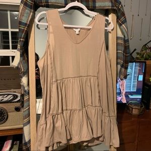 Time and Tru tan tank top